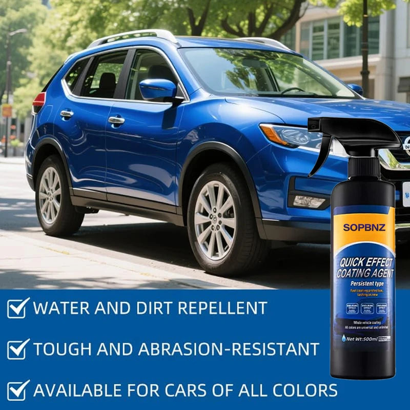 Ceramic Car Coating Spray for Maximum Gloss & Hydrophobic Protection
