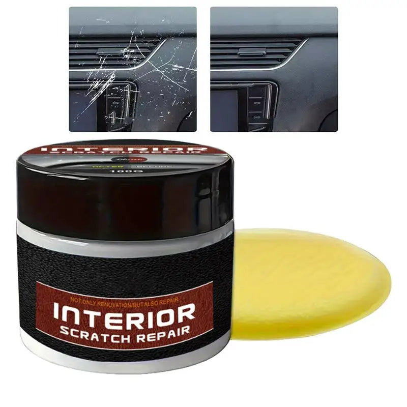 Car Dashboard Scratch Repair Paste Kit - Interior Panel Wax Coating for Minor Scratches