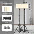 LED Video Lights for Photography and Streaming with Tripod - Selfie & Studio Lamp