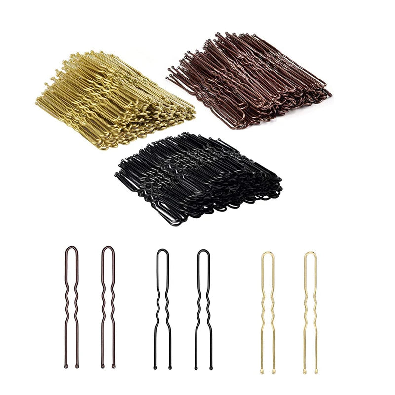 50pcs U-Shape Hair Pins and Clips for Women and Girls Hair Accessories