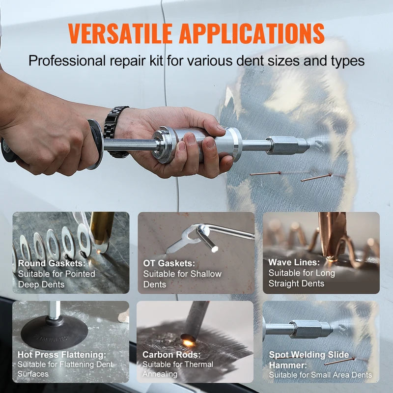 Stud Welder Dent Repair Kit 3KW Auto Body Welding Tool for Car & Truck
