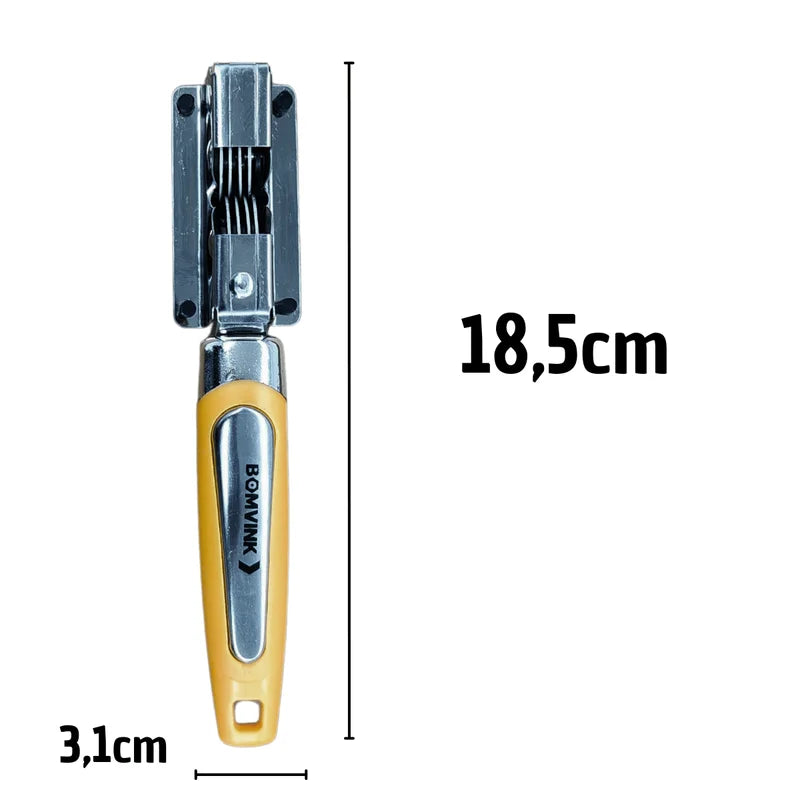 Professional Steel Knife Sharpener for Kitchen & Outdoor Blades - 19cm