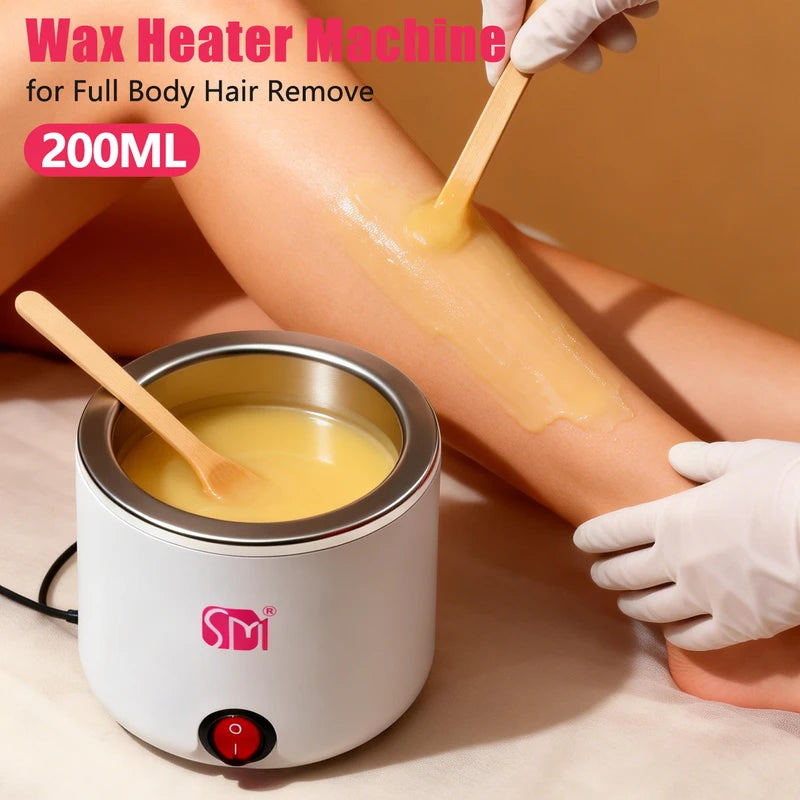 Portable Wax Warmer for Hair Removal - Quick Heating Body & Facial Wax Kit