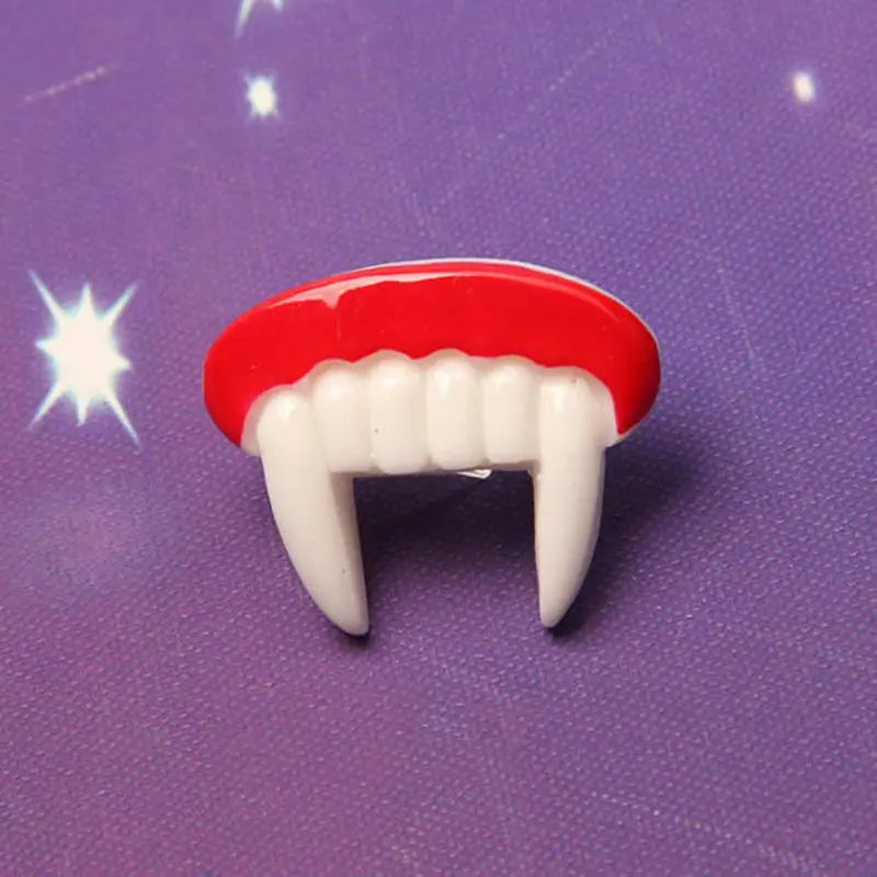 Halloween Vampire Dentures Ghost Prop Makeup Costume Accessory Set - Multiple Sizes