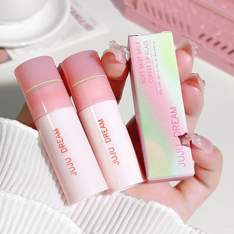 Velvet Matte Lip Gloss - Soft Mist, Long-Lasting, Lightweight Lipstick