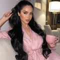 Natural Long Body Wave Human Hair Wig 13x6 360 HD Lace Frontal 40-46 Inch