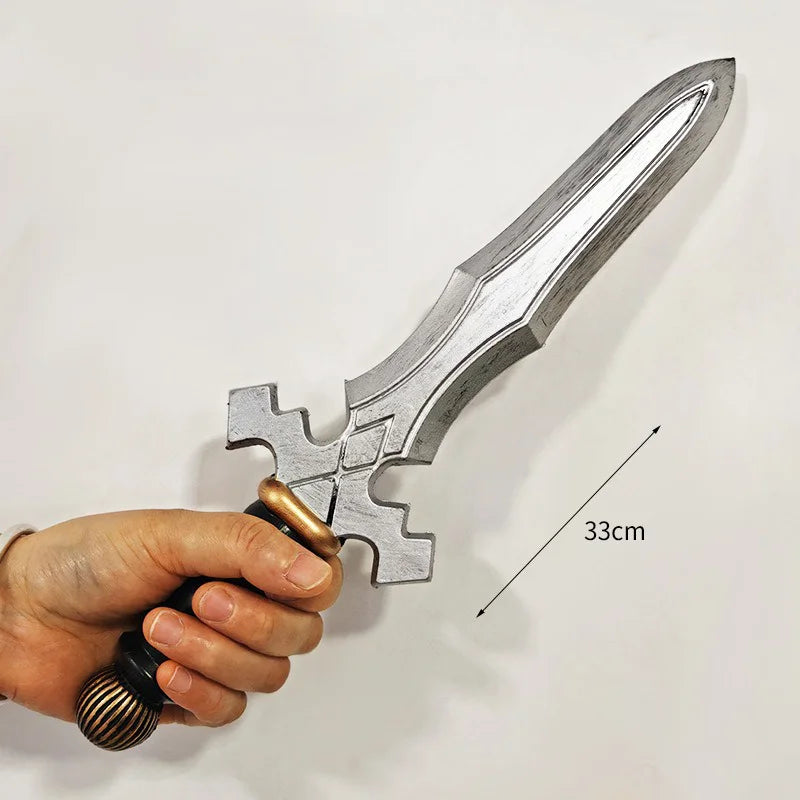 Medieval Sword Cosplay Prop Geralt Short Blades for Role-Playing and Hunting