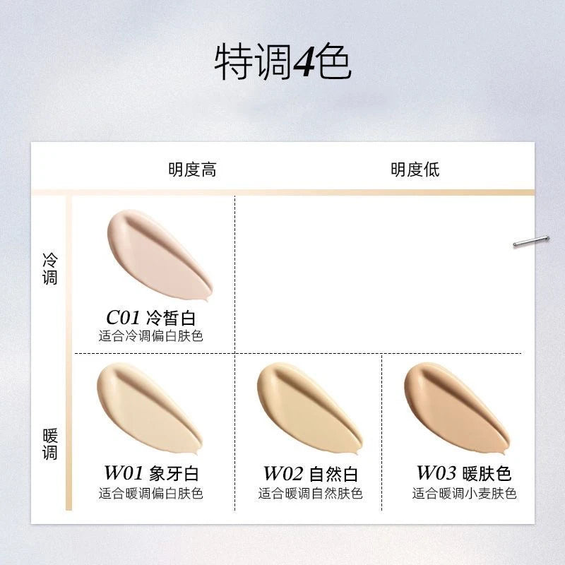 Long-Wear Foundation with Matte Finish for Oily Skin - Buildable Concealer, Oil-Control, Non-Oxidizing Formula
