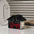 Voice Control Digital Alarm Clock with Night Light, Brightness Adjustment, 12/24H Display