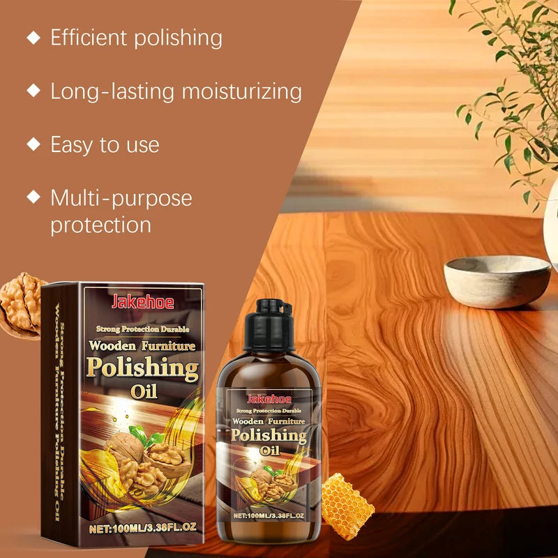 Wooden Furniture Polishing Oil Waterproof Protect & Restore 100ml