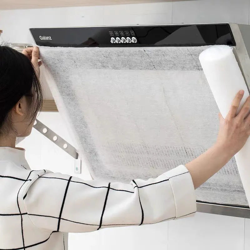 Range Hood Filter Paper 46cm x 5/10M Non-Woven Oil-Proof Disposable Filter