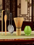 Matcha Whisk Set with Tea Strainer & Accessories - Bamboo Starter Kit