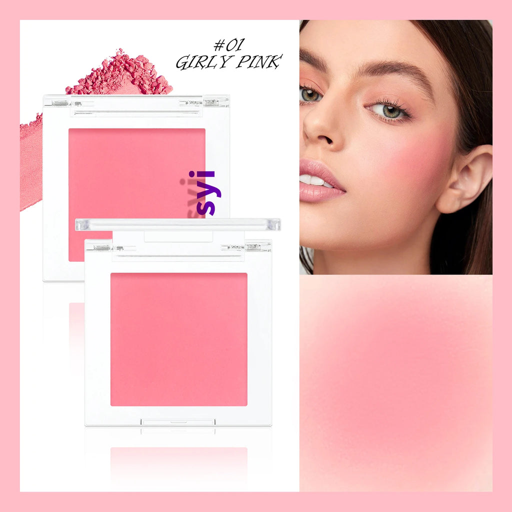 Matte Blush Palette for Natural & Youthful Makeup - Brightening & Highlighting