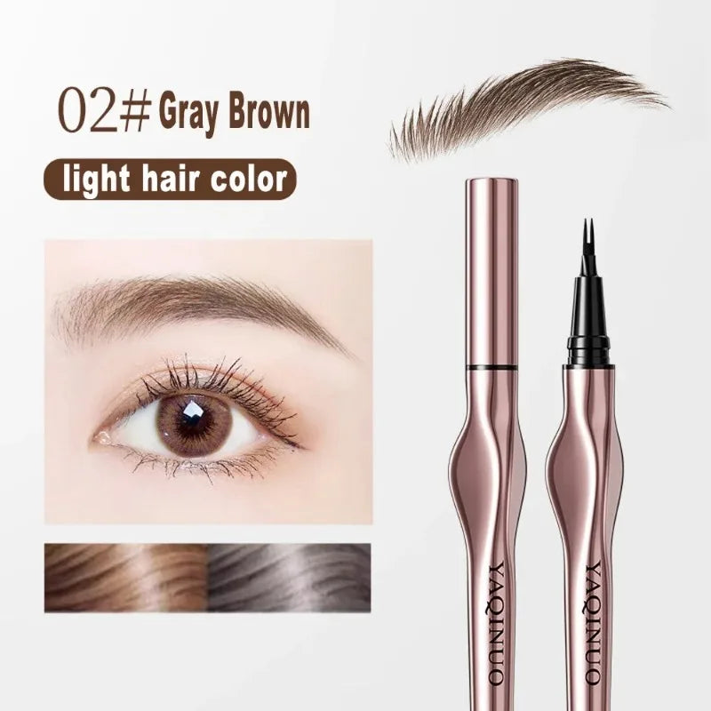 Long Lasting Eyebrow Pencil - Waterproof Thin Liquid Brow Tattoo & Makeup Tool
