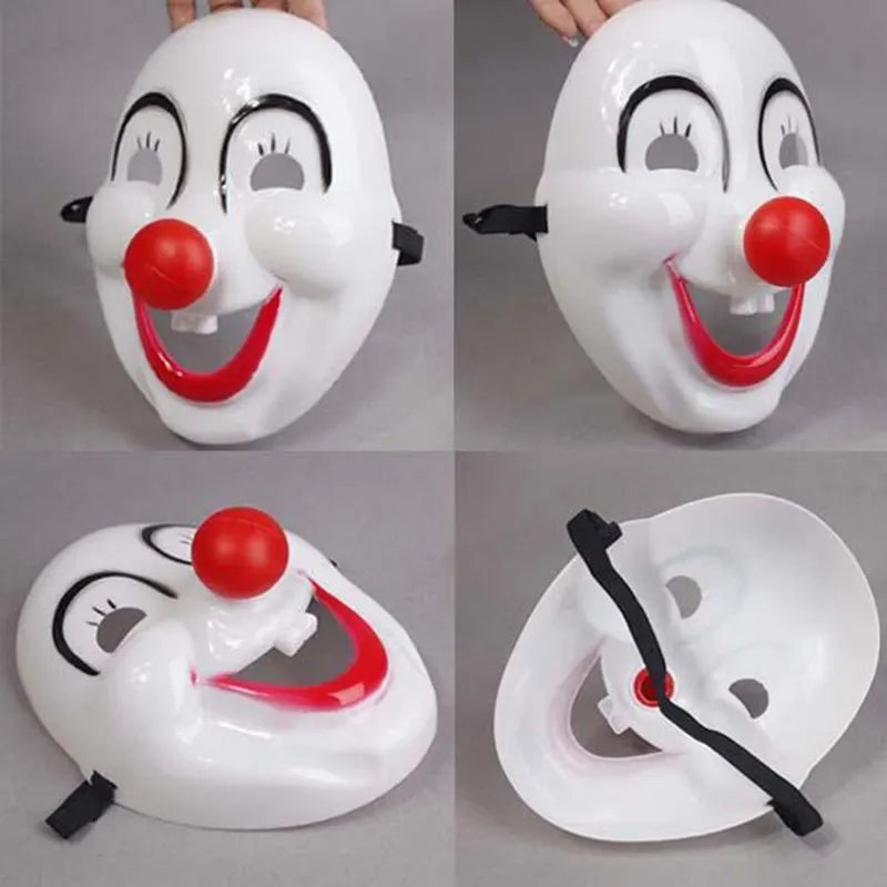 Halloween Clown Mask Fancy Dress Costume Party Mask Red Nose Masquerade
