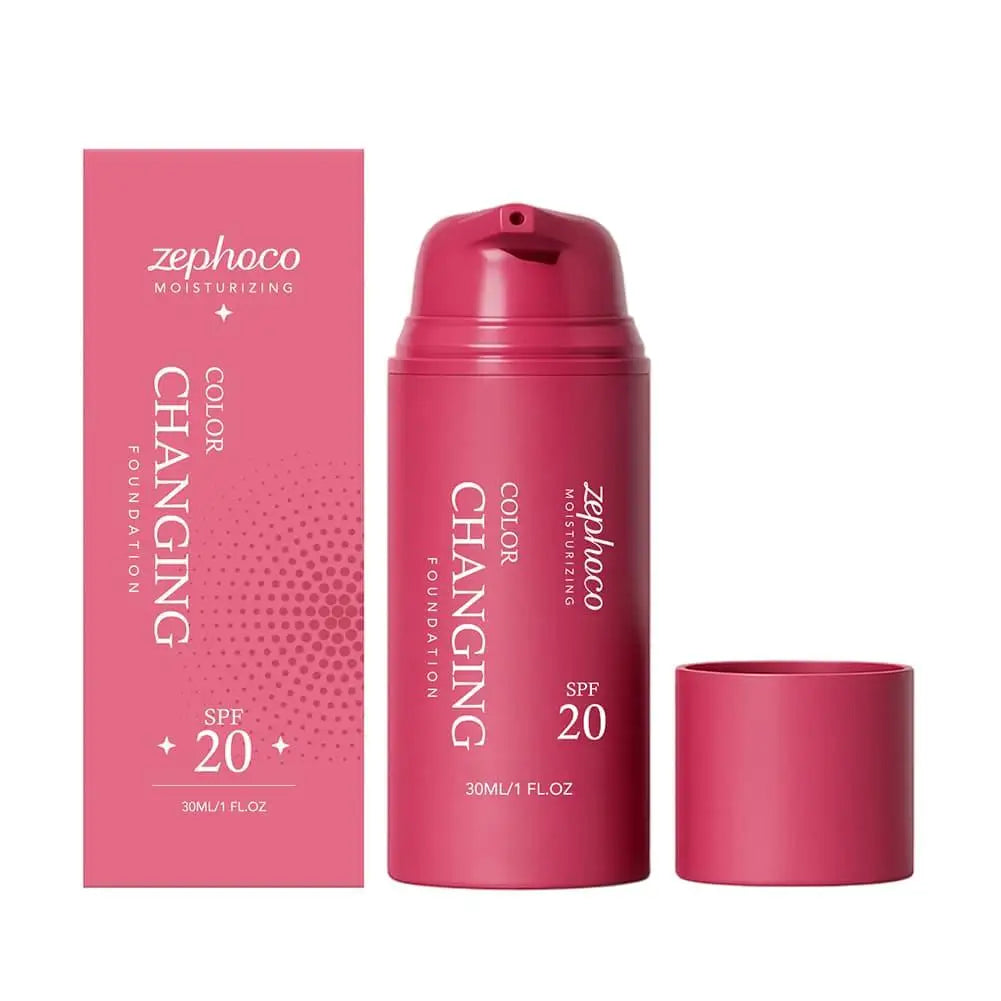 Color Changing Liquid Foundation SPF 20 - High Coverage & Lightweight Face Base