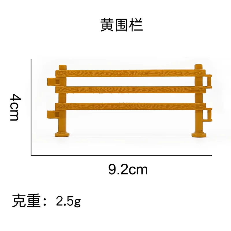 10-Piece Farm Ranch Fence Model Set for Sand Table DIY Children's Decor
