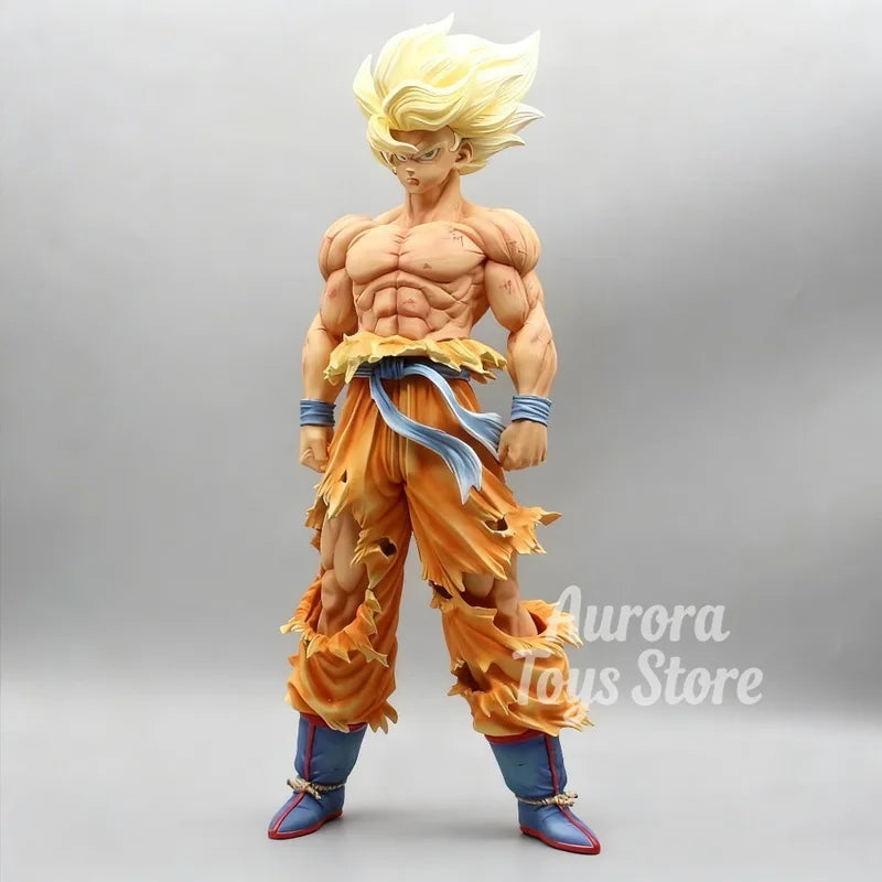 28cm Dragon Ball Z Action Figure Goku Super Saiyan PVC Collectible Toy - Multiple Colors