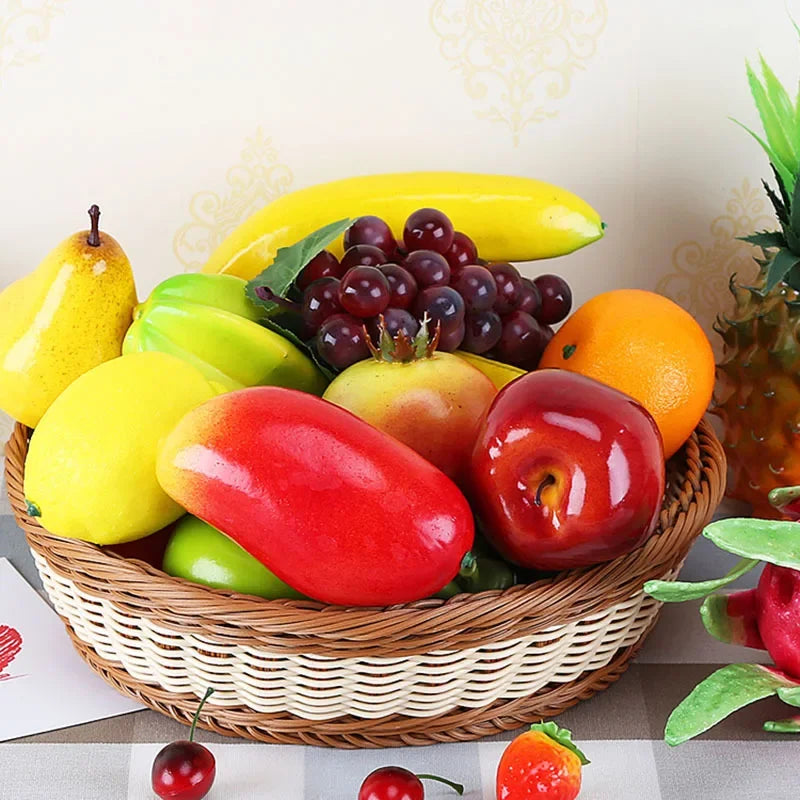 Artificial Banana Food Props Set - 10pcs 20cm Food Craft & Photography Decor