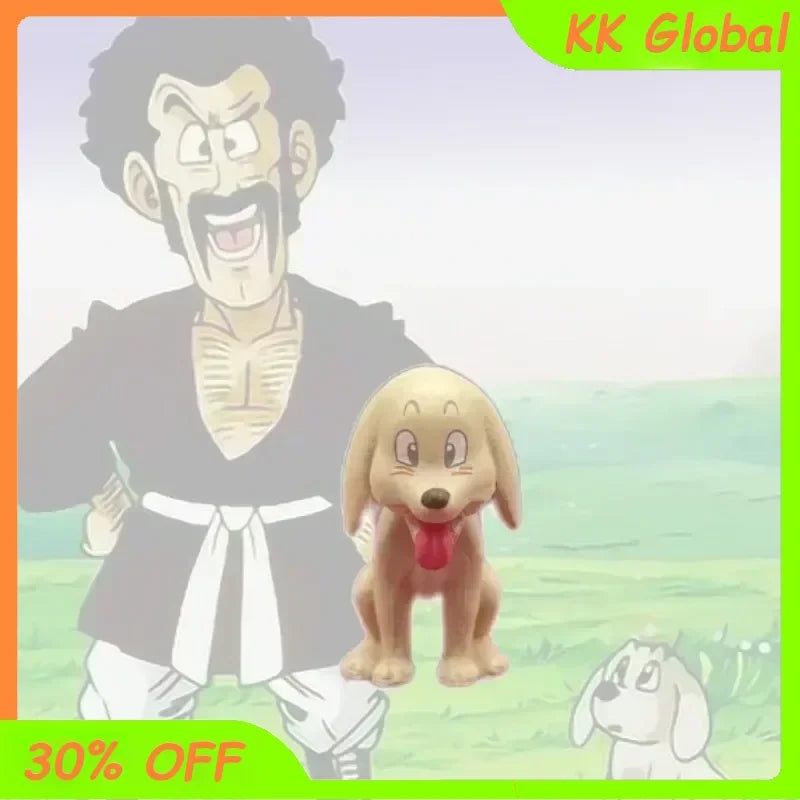 Mini Dragon Ball Hercule Dog Figurine 3cm Kawaii PVC Collectible Toy