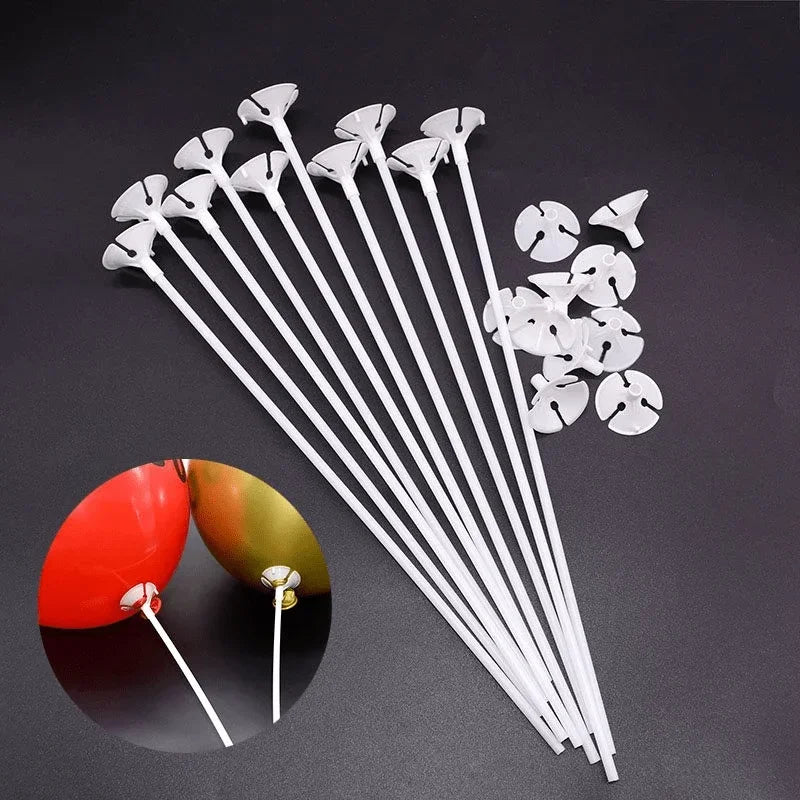 100pcs Latex Balloon Pole Accessories for Birthday & Wedding Decorations