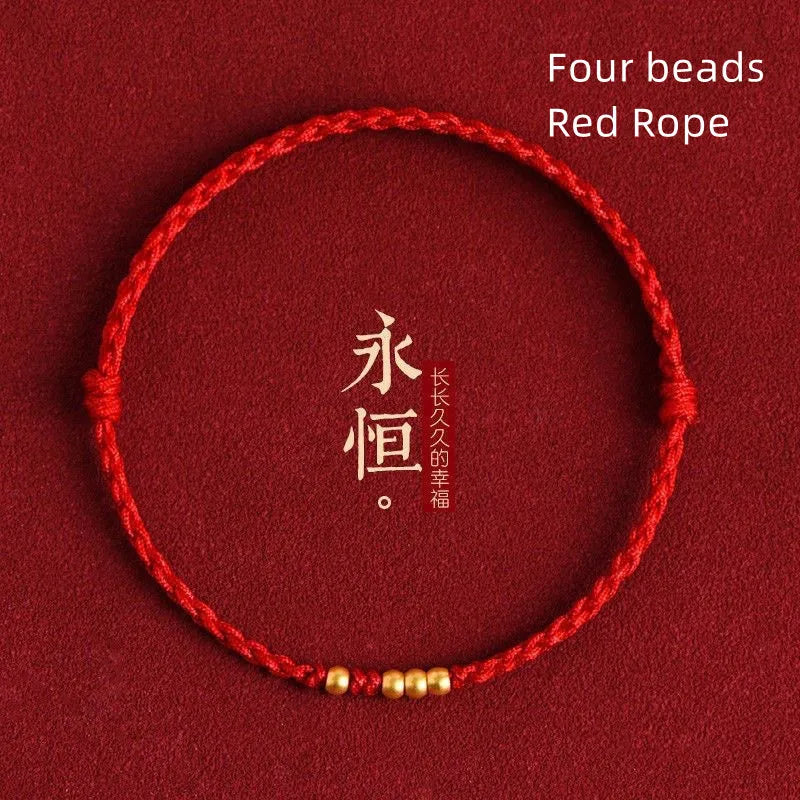 Handmade Lucky Rope Bracelet for Lovers and Friends - Adjustable Size