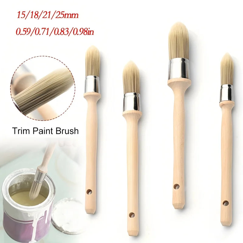 Edge Paint Brush Set - Multi-Size Trim Painting Tools for Walls, Floors, Windows