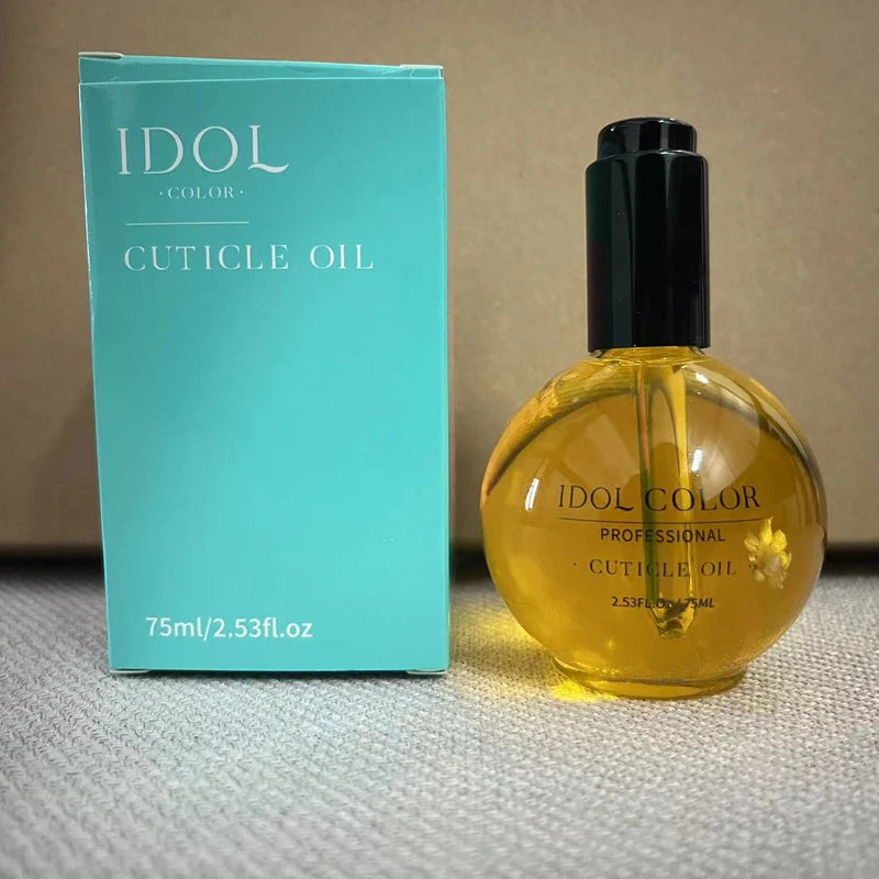 Organic Cuticle Oil 2.53oz with Brownie Flavor for Nail Repair & Health