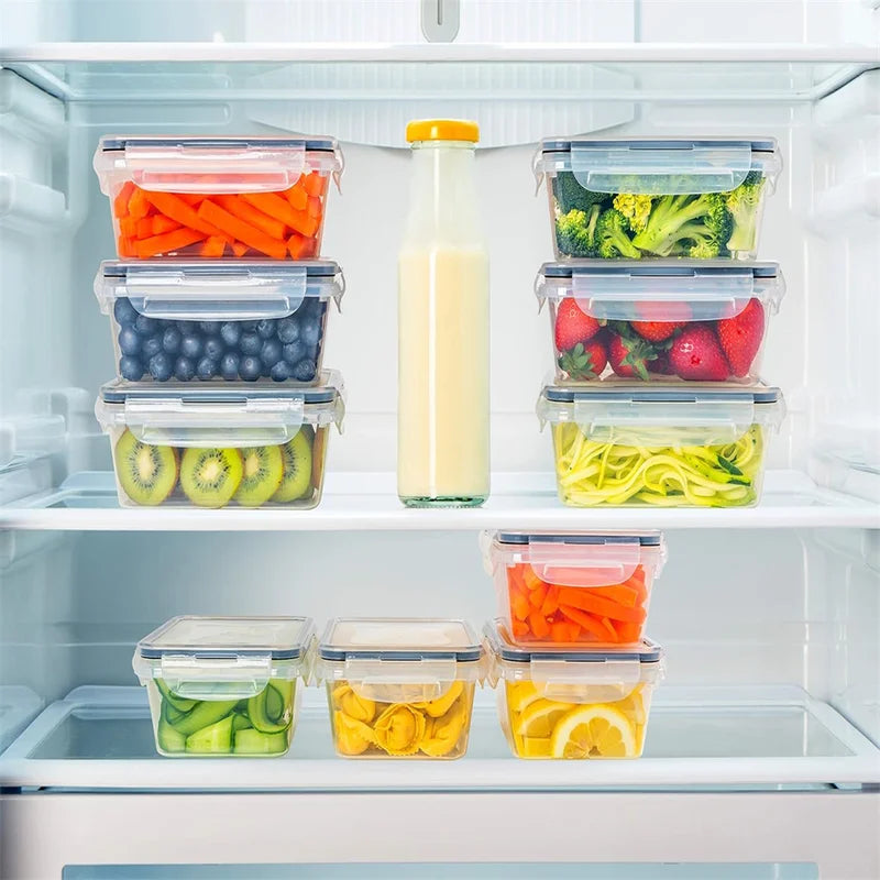 10-Piece Food Storage Container Set - BPA-Free, Microwave & Dishwasher Safe