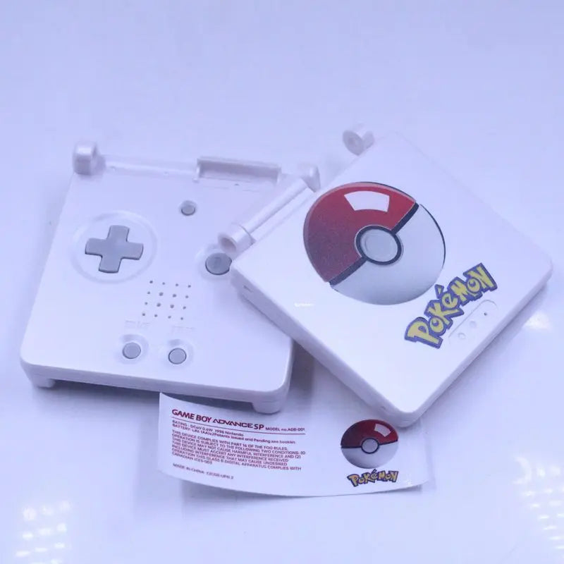 GBA SP Shell & Packaging Set for DIY Replacement with Screws & Labels - Multiple Colors