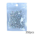 350pcs Clear Dewdrop Water Drop Embellishments for Nails Art Resin Beads