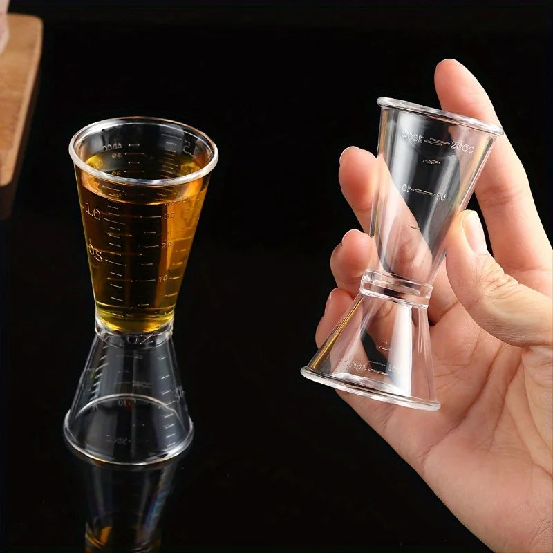 2-Pack Double-Headed Measuring Cups for Bar and Kitchen Use - Accurate & Easy to Use