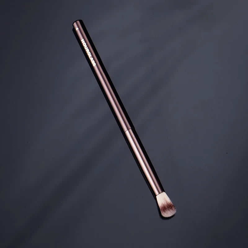 Professional Makeup Brush Set with Metal Handle - Eye Shadow & Highlighter Tools