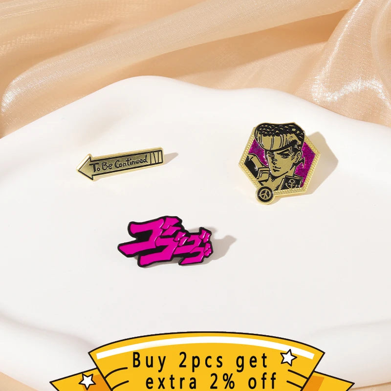 Anime Enamel Pins Custom Brooches Lapel Badges for Fans & Gifts