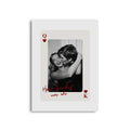 Customized Couple Canvas Wall Art - Lucky Number Photo Poster for Home Decor