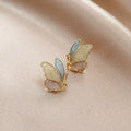 S925 Silver Butterfly Drop Earrings for Women Fashion Jewelry Gift