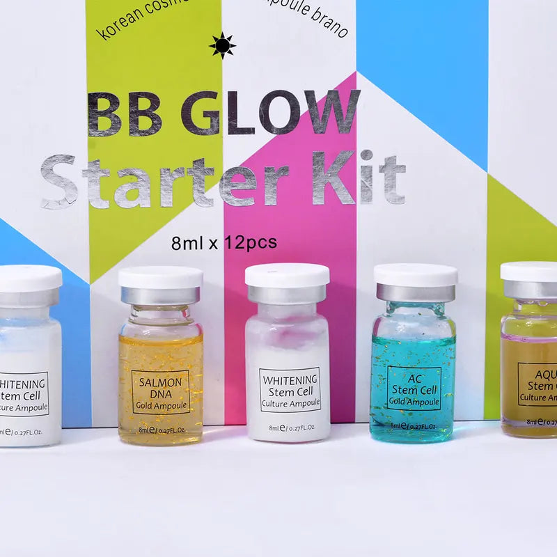 BB Cream & Skin Care Serum Kit for Brightening Anti-Aging Face Treatment