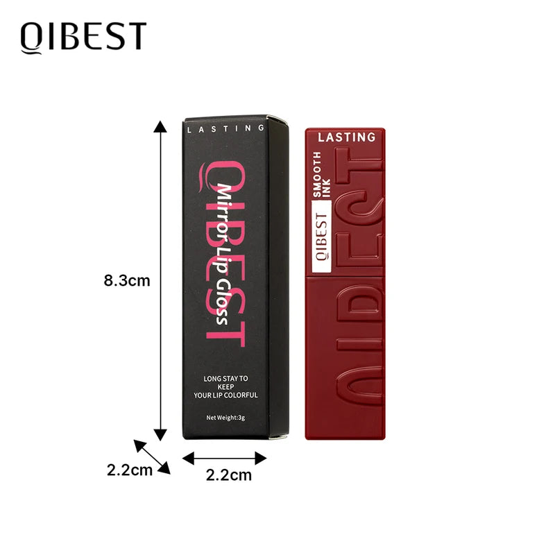Watery Lip Glaze Lipstick - Moisturizing Glossy Lip Tint with Long-Lasting Color
