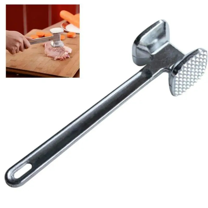 Meat Tenderizer Hammer Zinc Alloy Kitchen Tool for Beef, Chicken, Pork