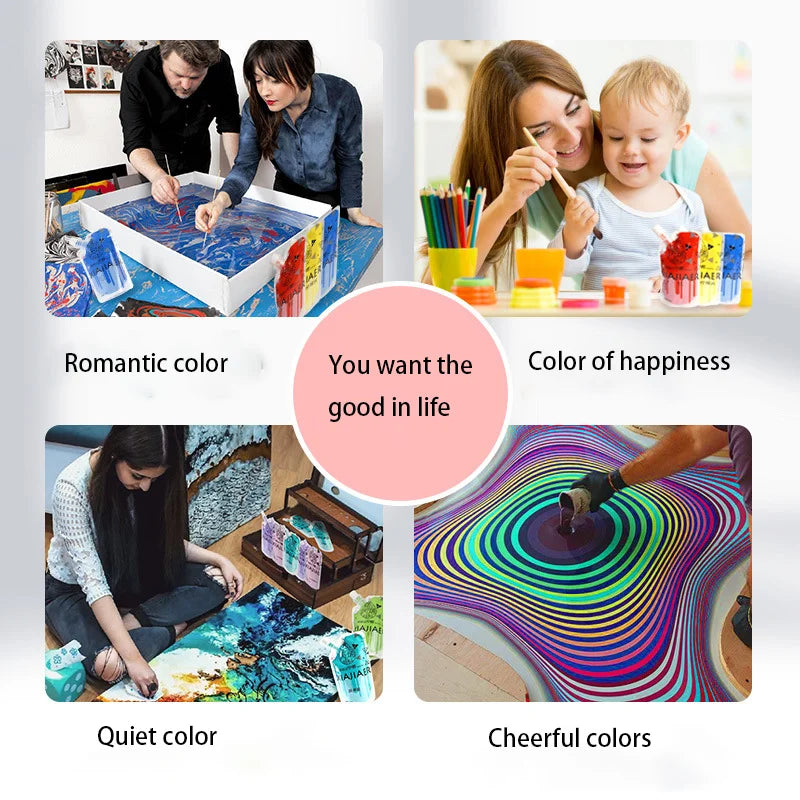 100ML Acrylic Paint Set for Artists & DIY Crafting Multiple Colors
