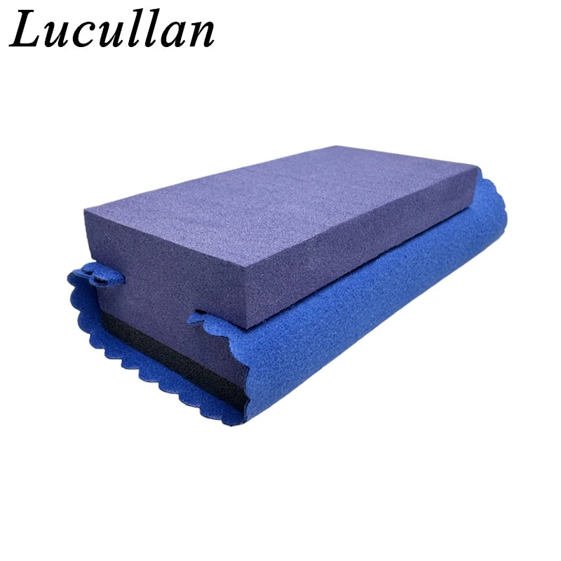 Ceramic Coating Applicator Kit for Cars - Purple, Dark Blue Suede Cloth, Easy Application