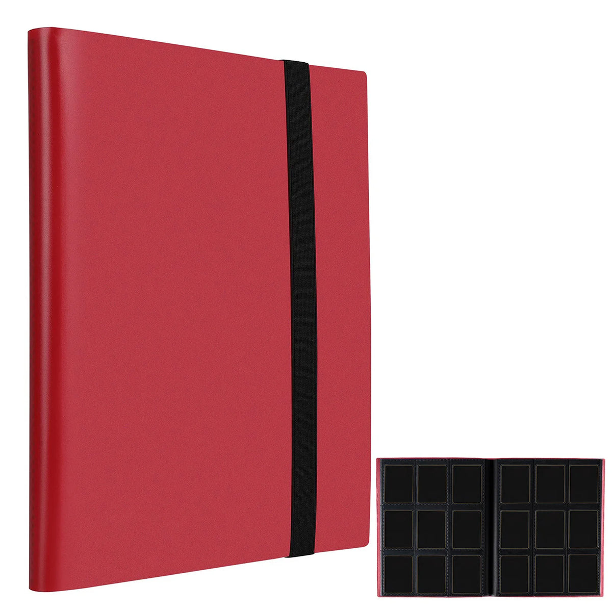9-Grid Card Binder for Trading Cards - Durable Side-Loading Album with PP Cover
