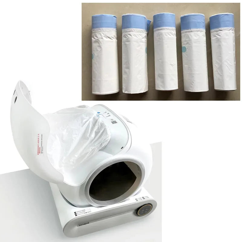 Heavy Duty Cat Litter Box Liners for Self-Cleaning Boxes Prevent Mess Odors Garbage Bags