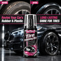 Car Tire Polishing Wax 120ml - Restores Shine & Protects Rubber & Plastic