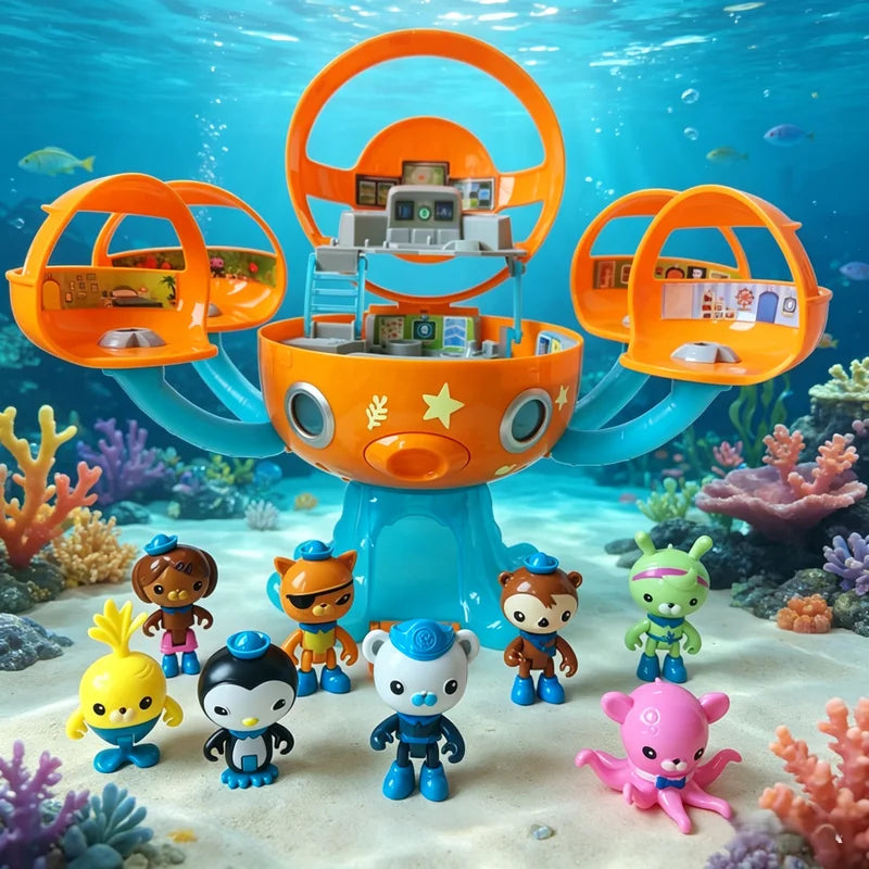 Octonauts Action Figures Set - Educational Cartoon Toy Figures for Kids