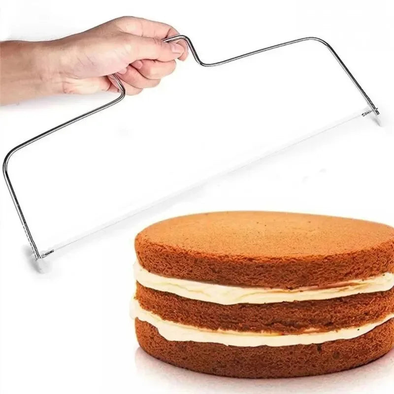 Adjustable Stainless Steel Cake Slicer & Decorating Mold for DIY Baking & Cake Decorating
