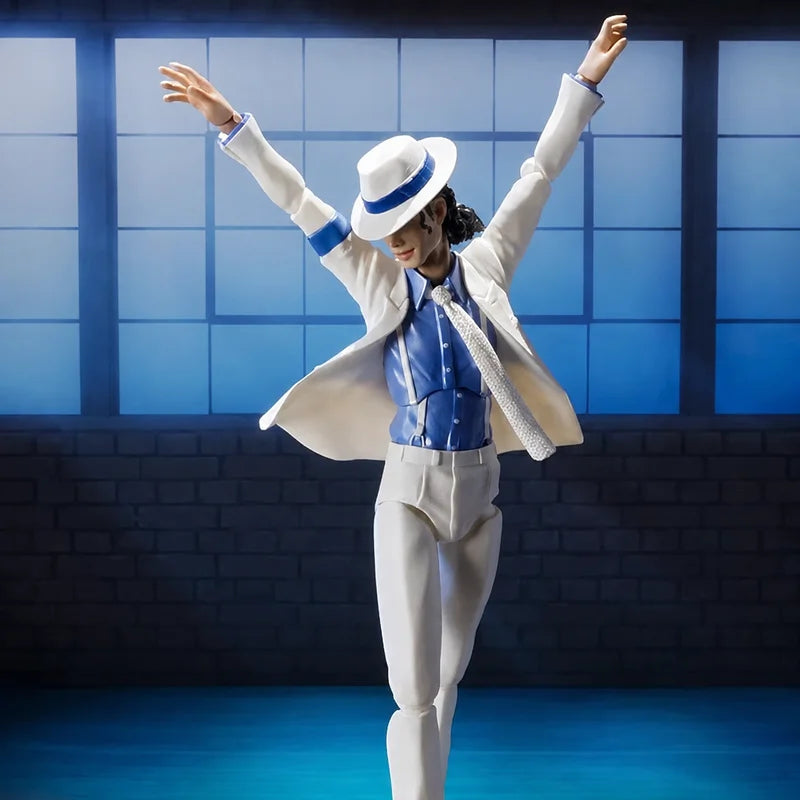 Poseable Michael Jackson Action Figure - Collectible PVC Model Toy Gift