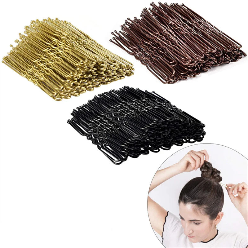 50pcs U-Shape Hair Pins and Clips for Women and Girls Hair Accessories