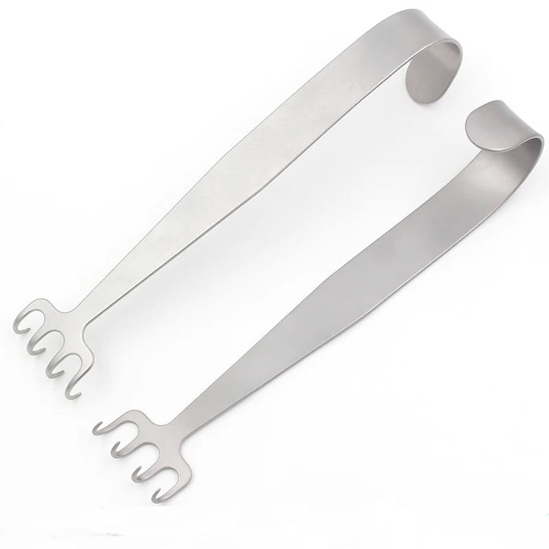 Double Head Breast Retractor Surgical Instrument - Stainless Steel Claw Tool