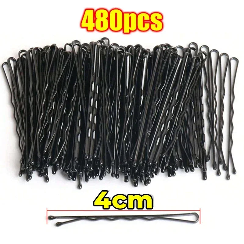 Set of 60/600 Metal Hair Pins U-Shaped Bobby Pins for Styling and Hair Styling